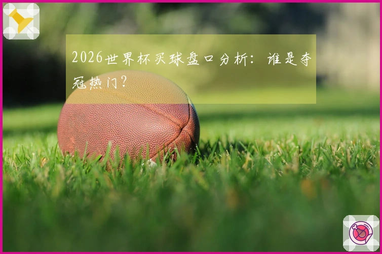 2026世界杯买球盘口分析：谁是夺冠热门？